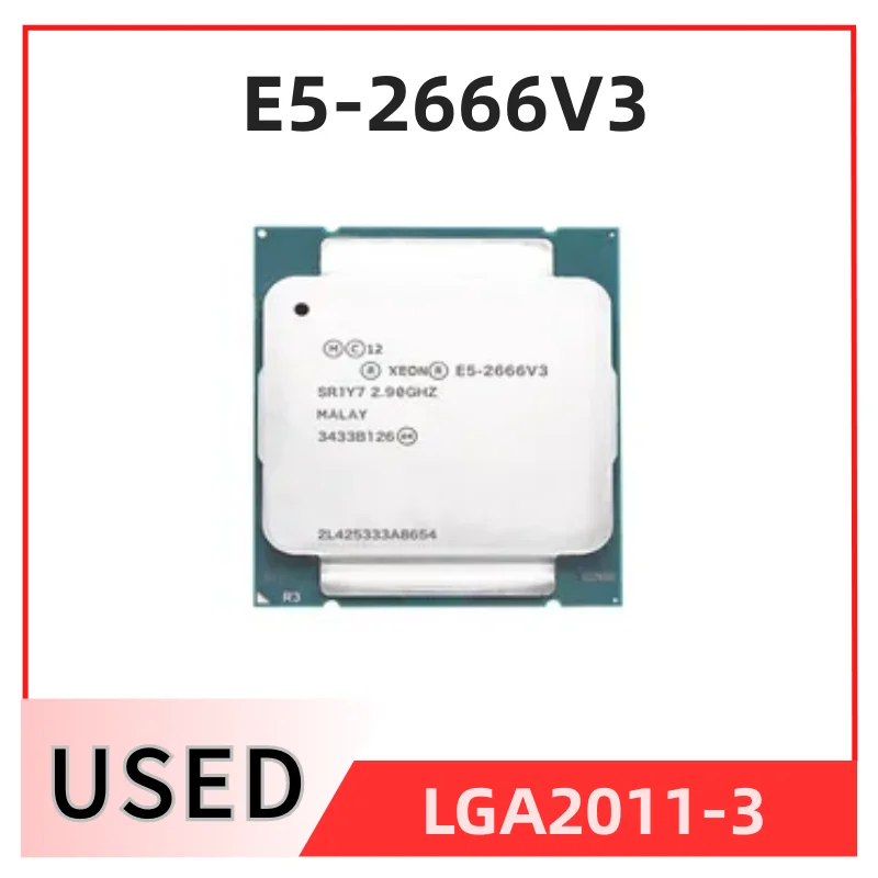 Xeon μ E5-2666V3 E5 2666v3 E5 2666 v3 2.9GHz, 10 ھ 20  CPU, 25M 135W LGA 2011-3
